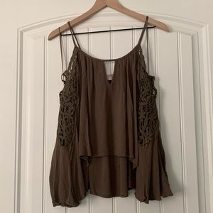 Southern Fried Chics Cold Shoulder Top